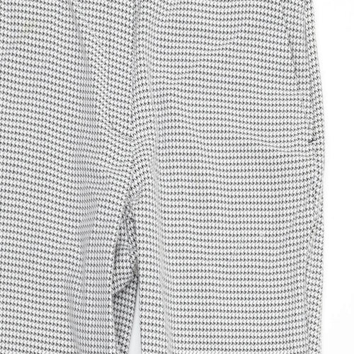 Dorothy Perkins Womens Silver   Trousers  Size 10 L26 in