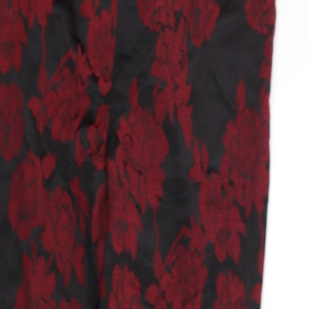 Papaya Womens Red Geometric  Trousers   L27 in