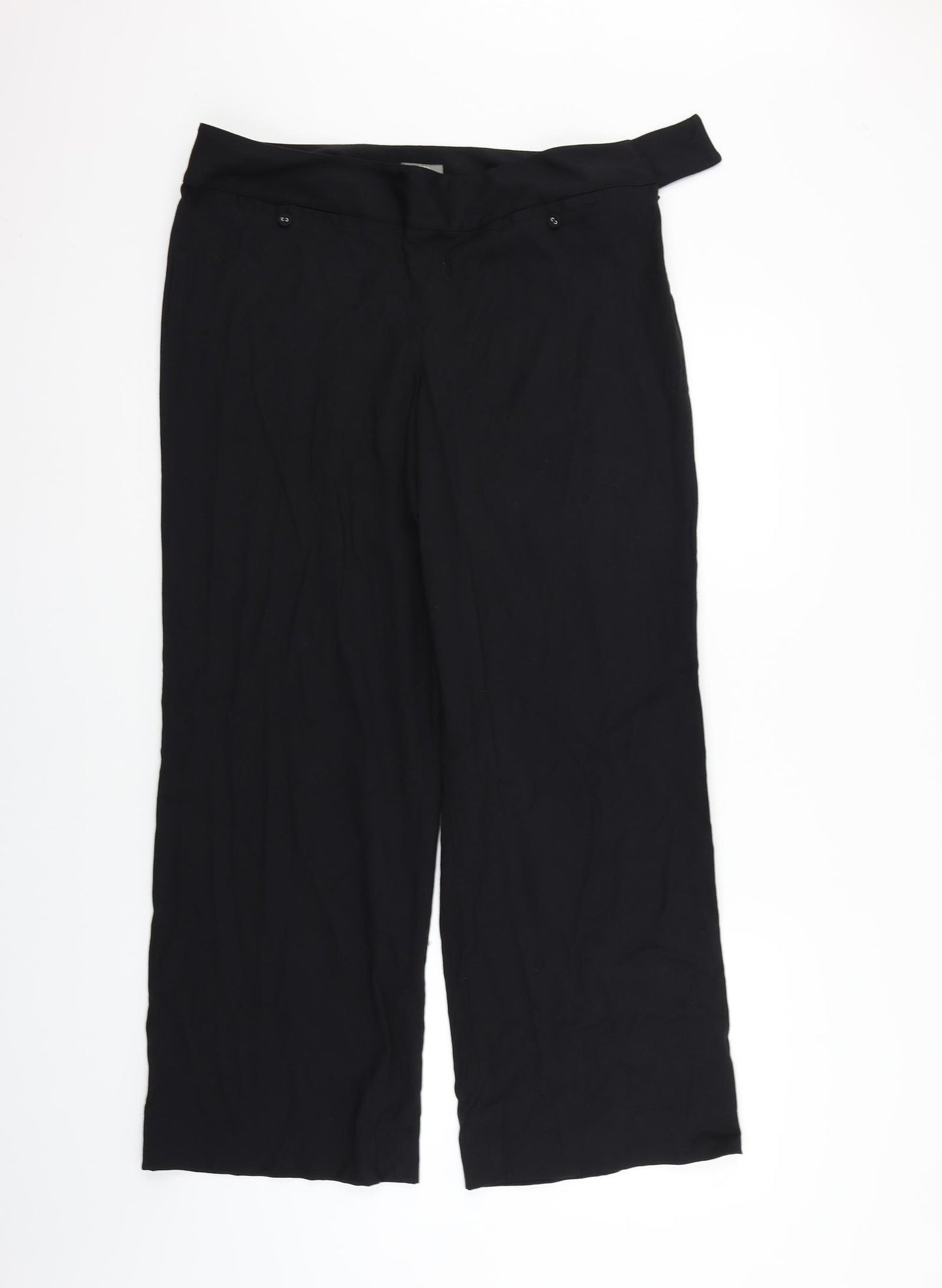 Lilac Womens Black   Trousers  Size 12
