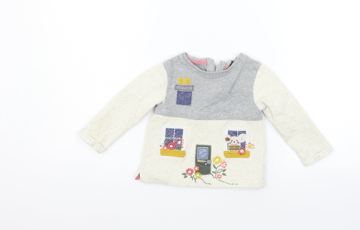 NEXT Boys Beige   Pullover Jumper Size 12-18 Months