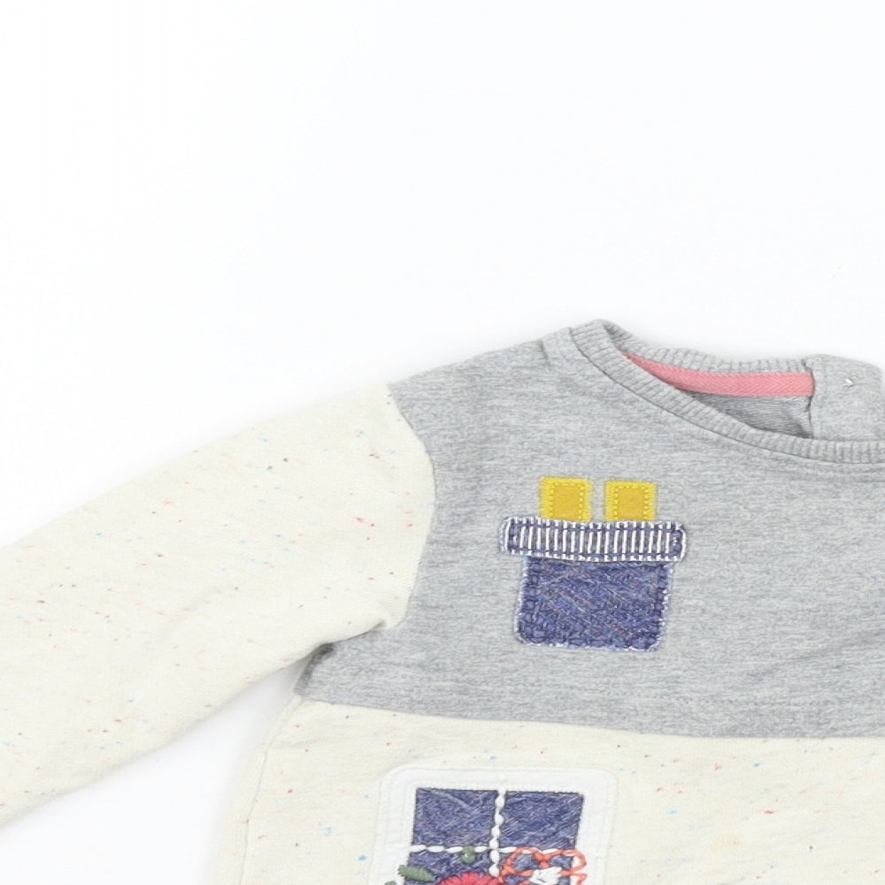 NEXT Boys Beige   Pullover Jumper Size 12-18 Months