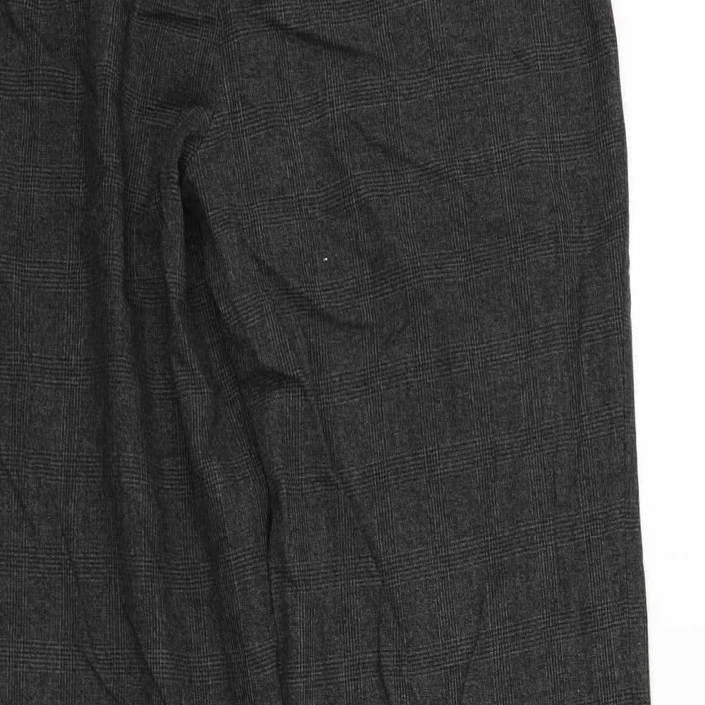mac  Womens Grey Check  Trousers  Size 14 L26 in