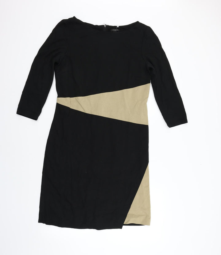 Ann Taylor Womens Black A-Line Size 10