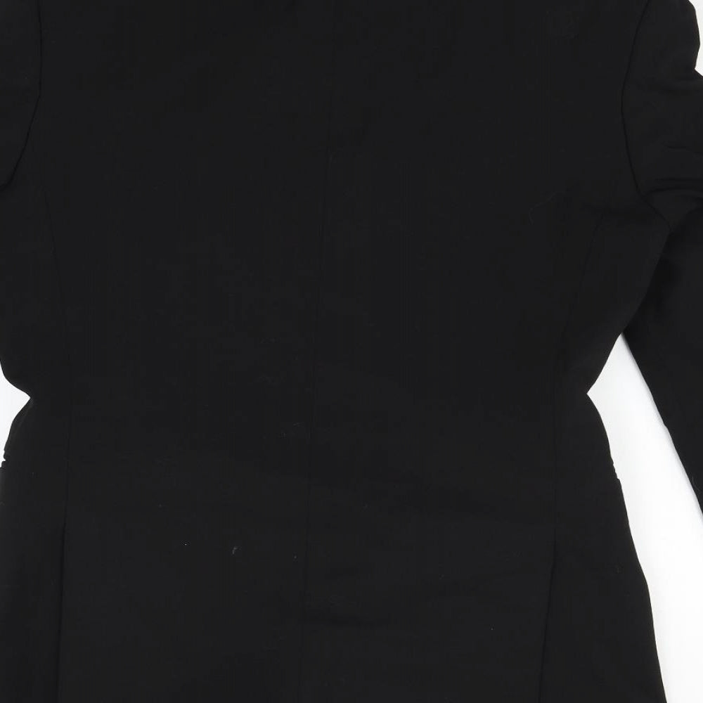 Moss Bros Mens Black   Jacket Suit Size 38