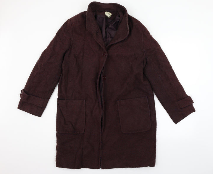 Para Womens Purple Jacket Coat Size M