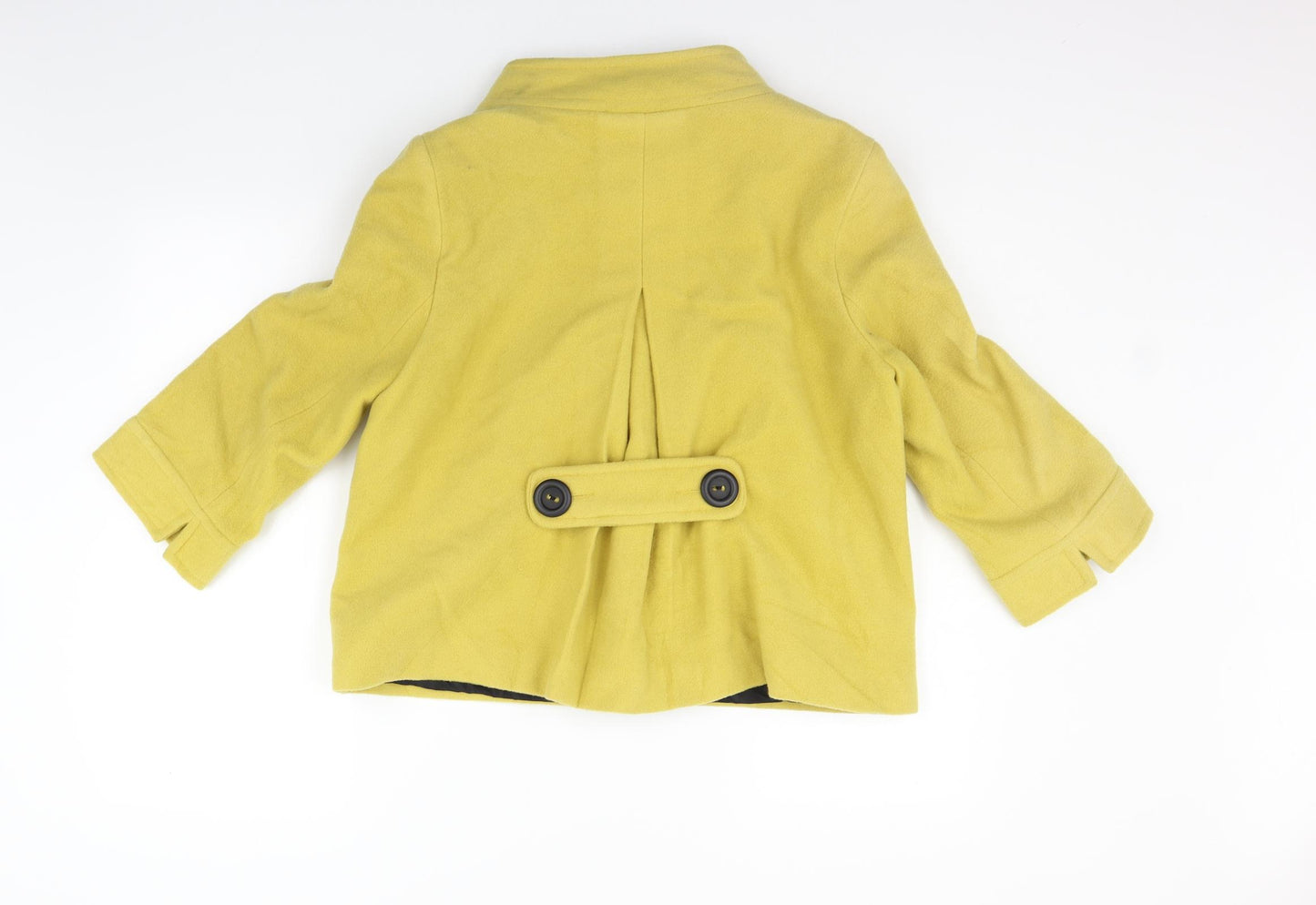 New Look Womens Yellow   Jacket Coat Size 14