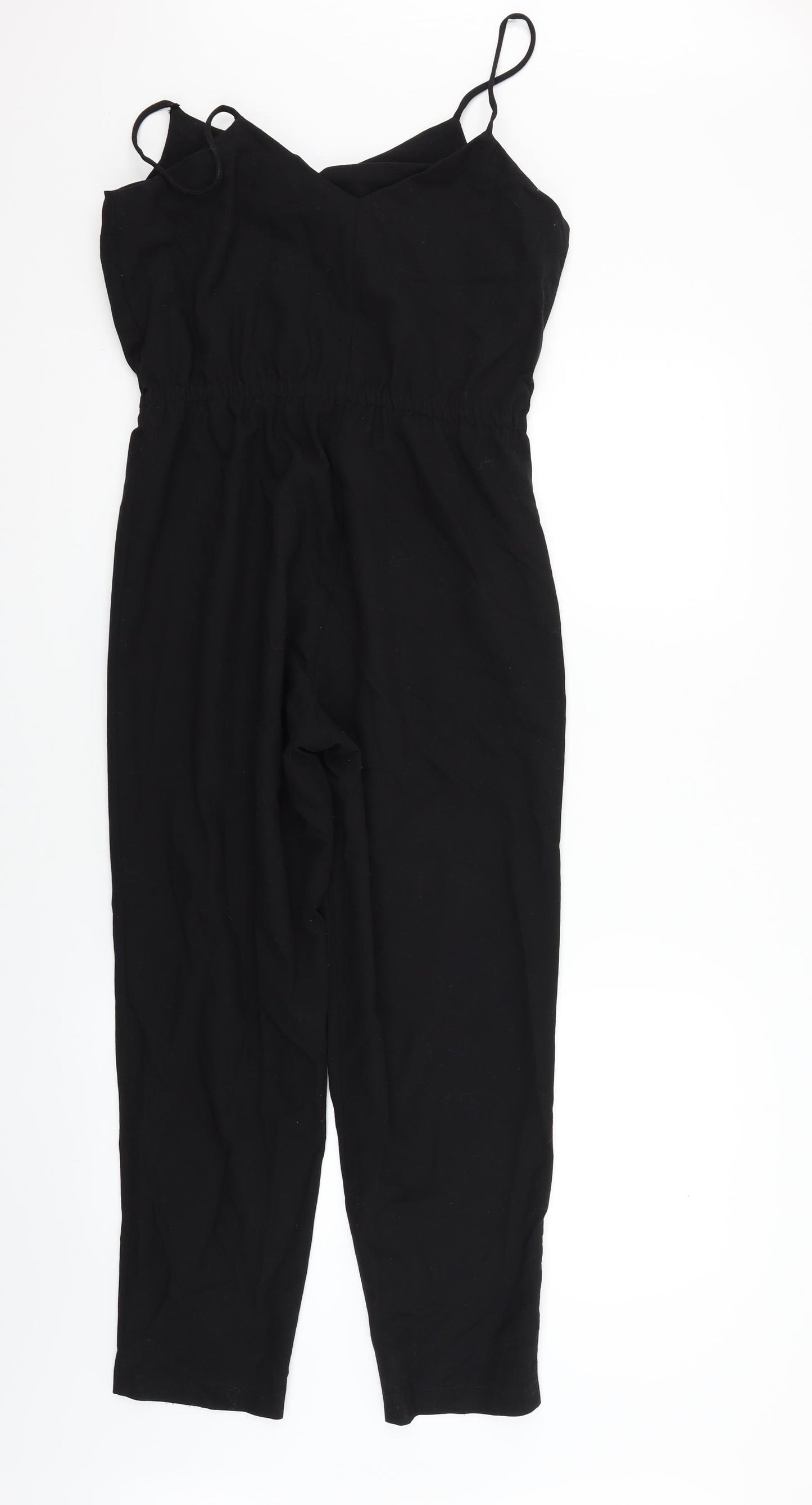 Topshop Womens Black   Jumpsuit One-Piece Size 10  - PETITE