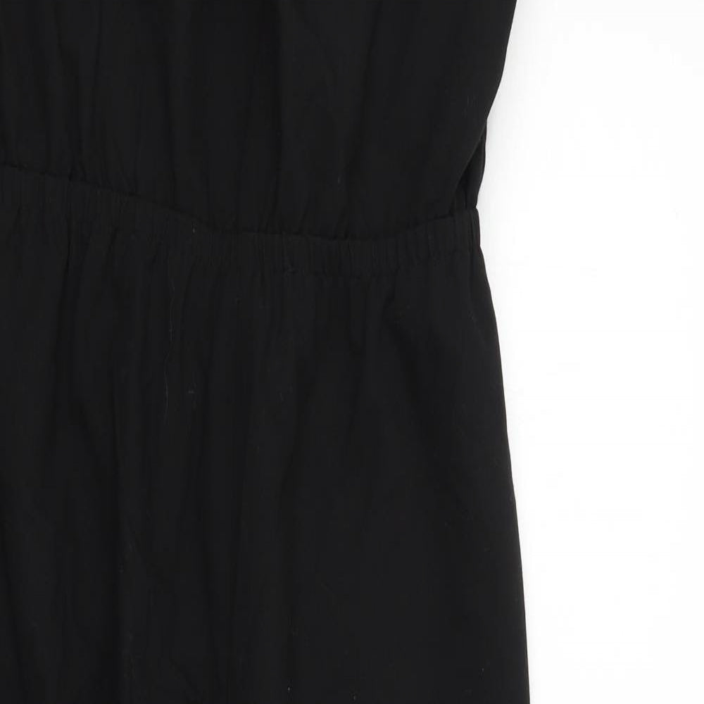 Topshop Womens Black   Jumpsuit One-Piece Size 10  - PETITE