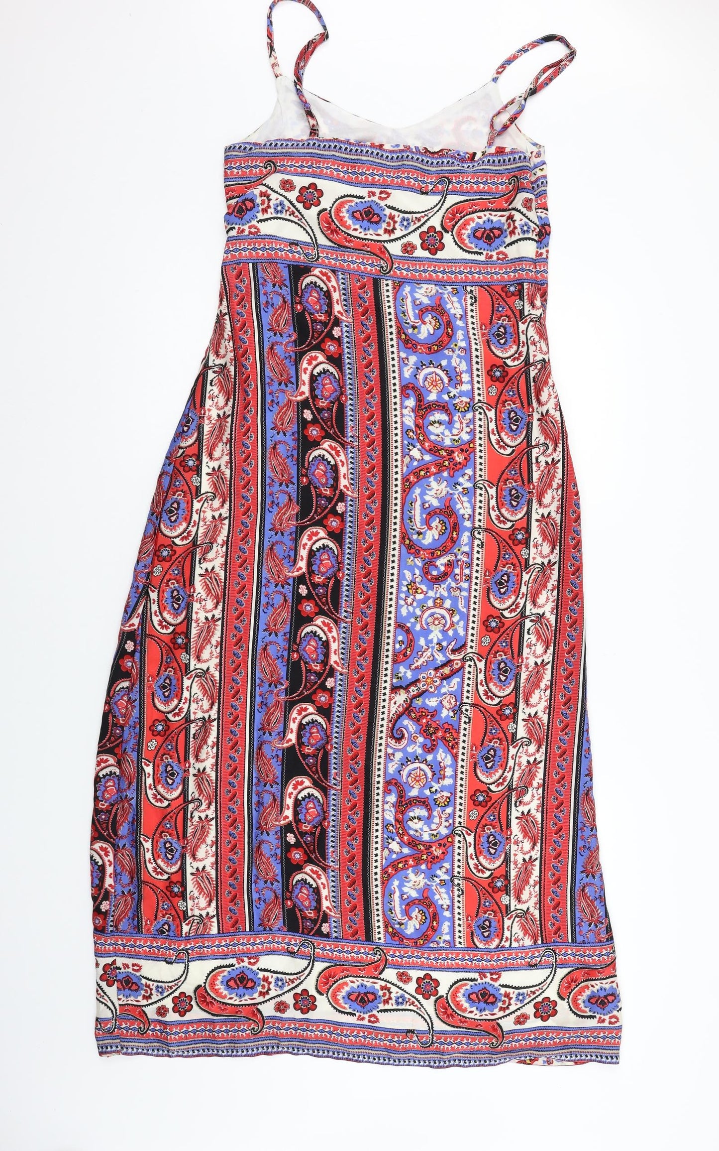 Missguided Womens Purple Geometric  A-Line  Size 8