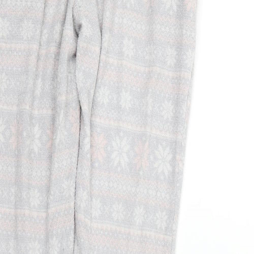 LOVE TO LOUNGE Girls Grey Geometric  Top One Piece Size XS