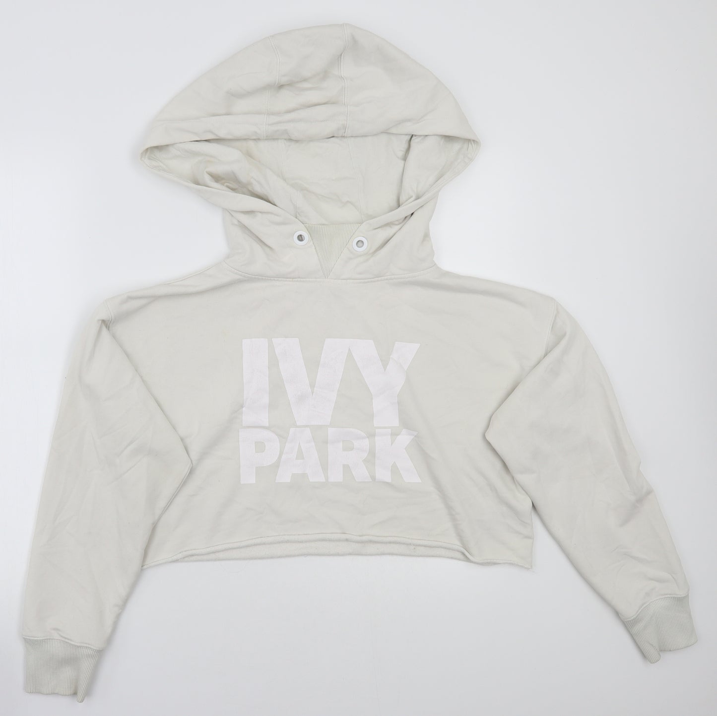IVY PARK Womens Ivory   Pullover Hoodie Size S