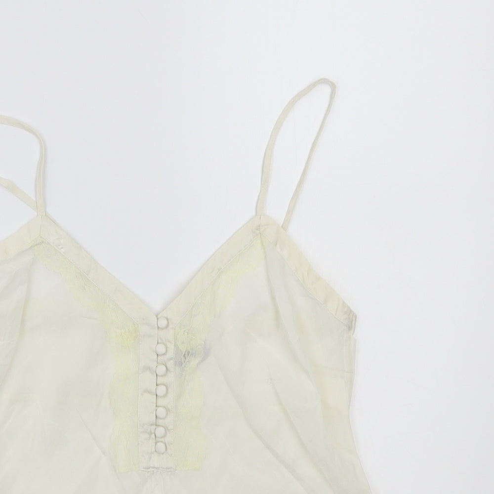 Warehouse Womens White   Basic Tank Size 10