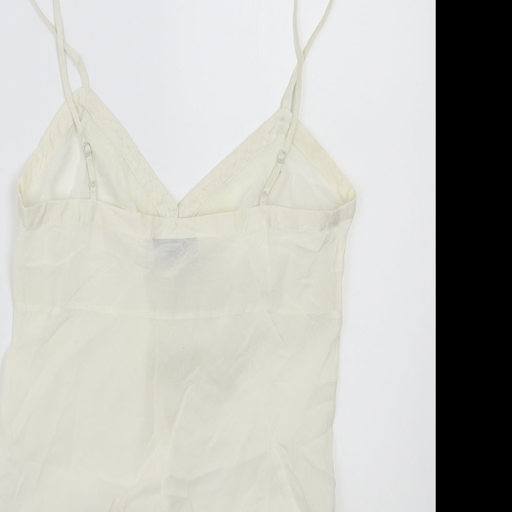 Warehouse Womens White   Basic Tank Size 10