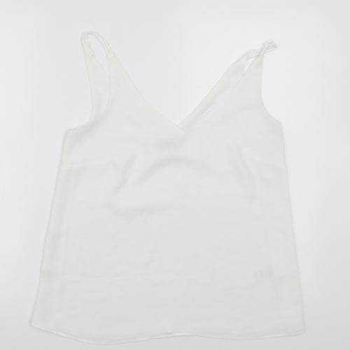 Papaya Womens White   Basic Tank Size 10