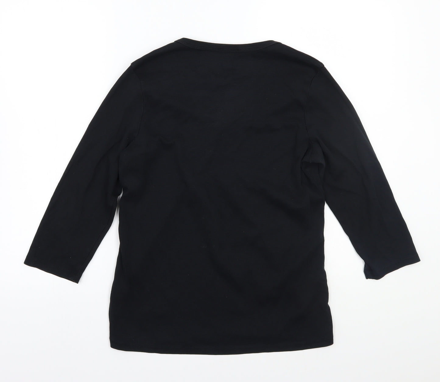 Marks and Spencer Womens Black   Basic T-Shirt Size 18