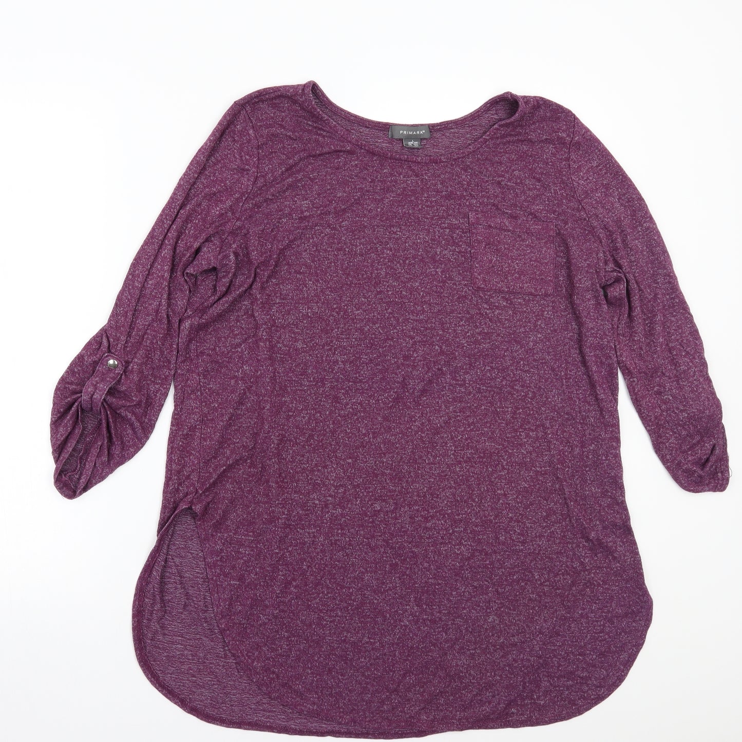 Primark Womens Purple   Basic T-Shirt Size L