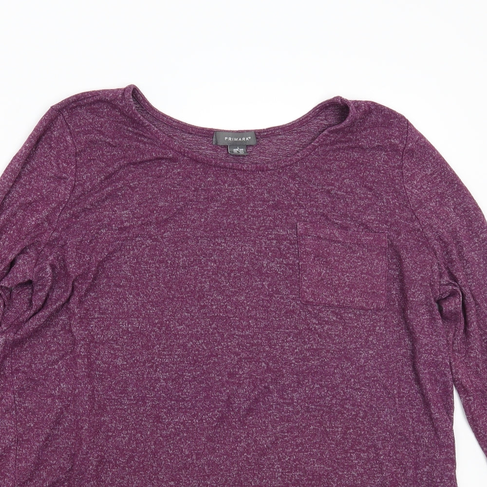 Primark Womens Purple   Basic T-Shirt Size L