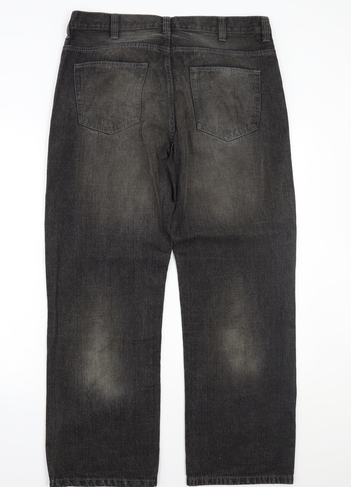 Easy Mens Black   Straight Jeans Size 38 L28 in