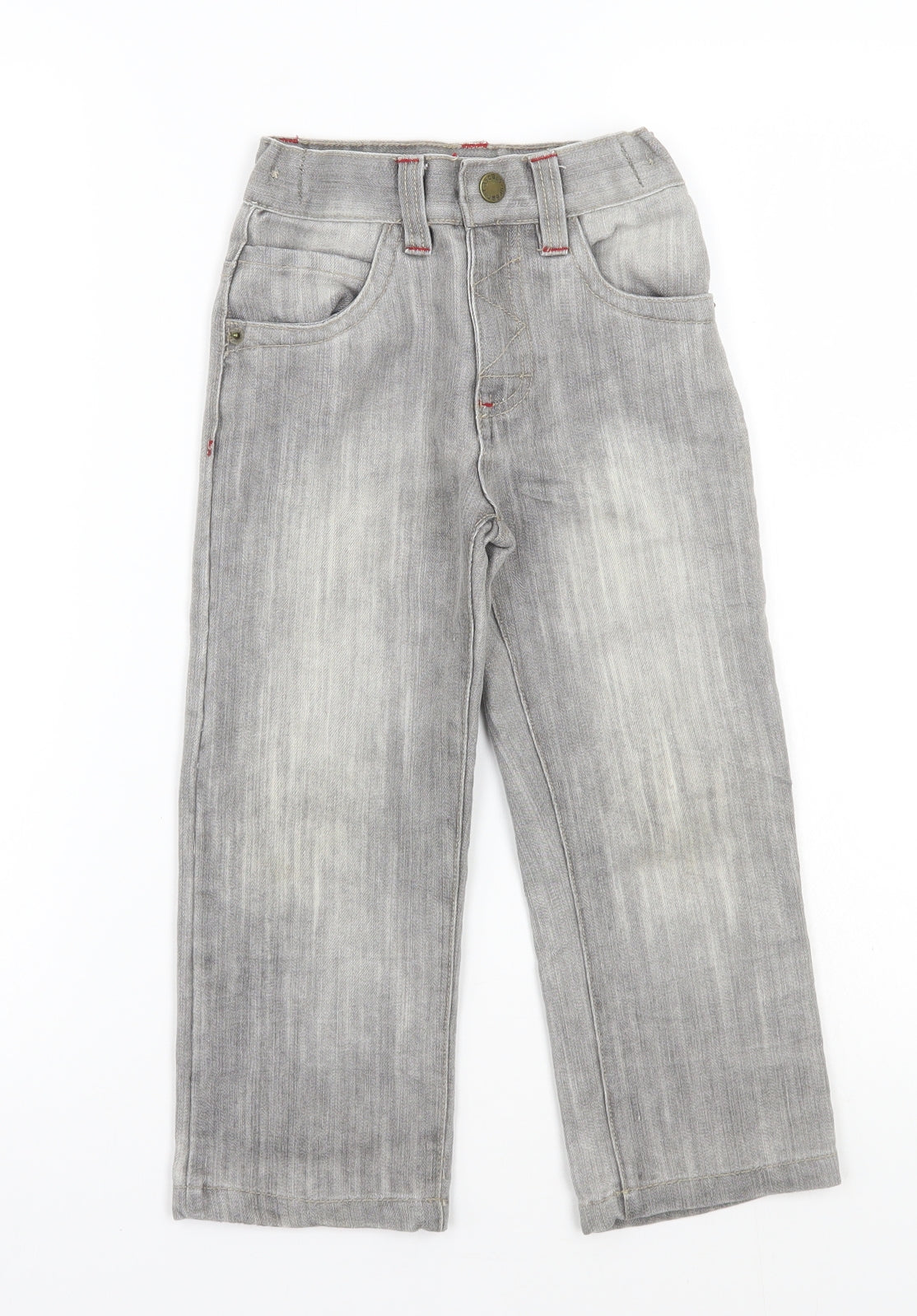 urban rascals Boys Grey   Straight Jeans Size 3-4 Years