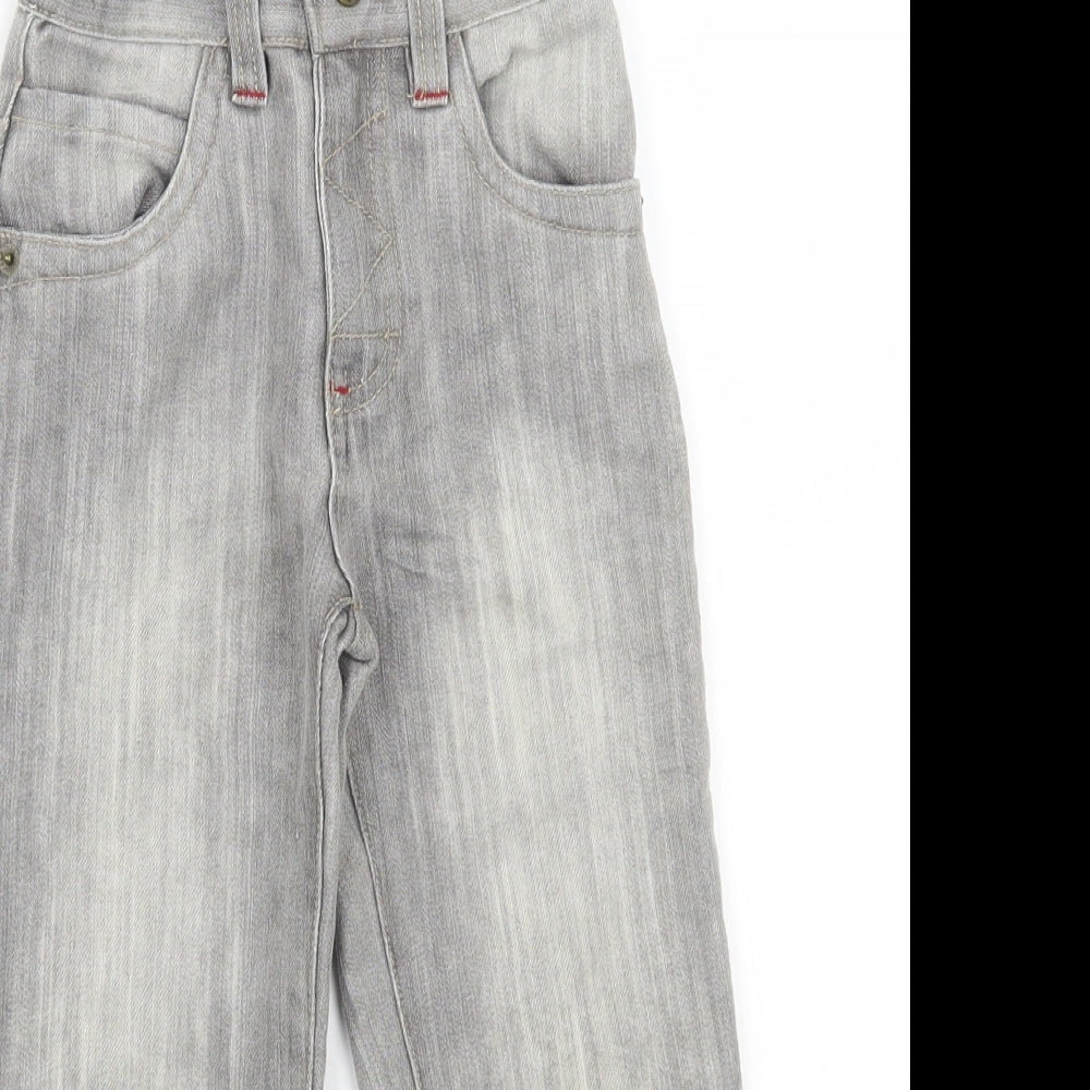urban rascals Boys Grey   Straight Jeans Size 3-4 Years