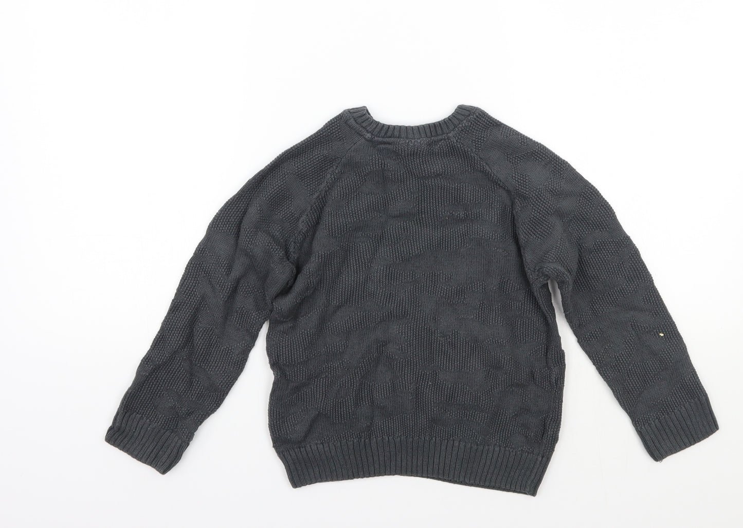 F&F Boys Grey   Pullover Jumper Size 4-5 Years