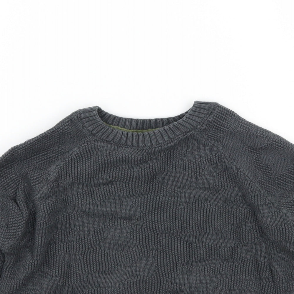 F&F Boys Grey   Pullover Jumper Size 4-5 Years