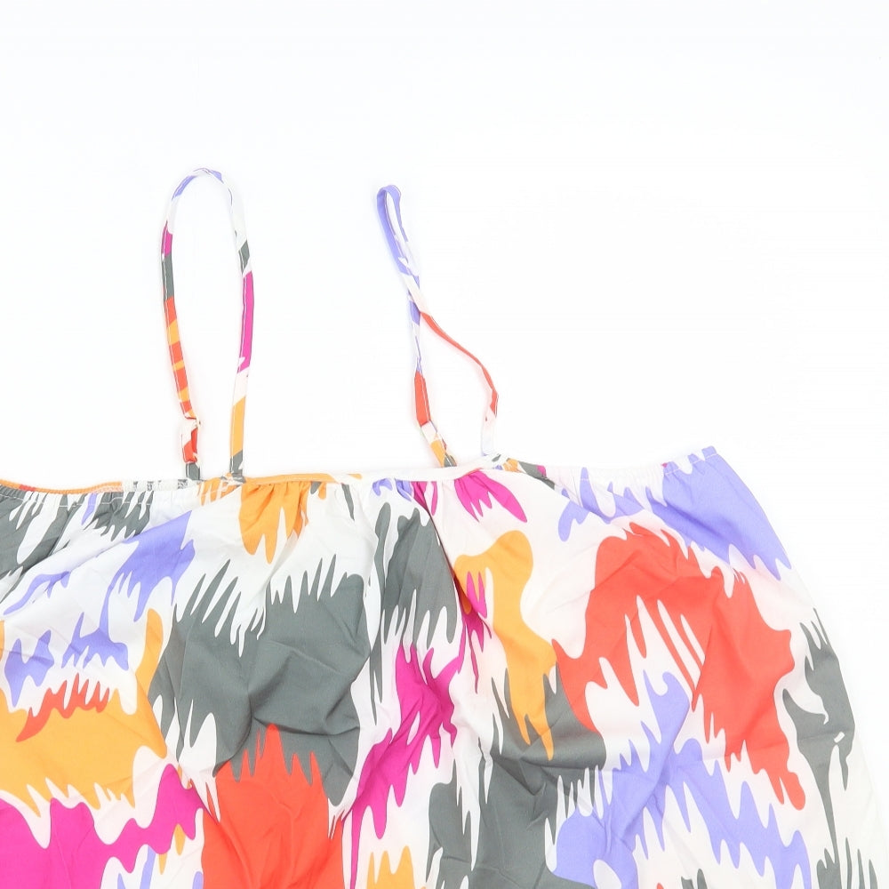 Preworn Womens White   Basic Tank Size 4XL