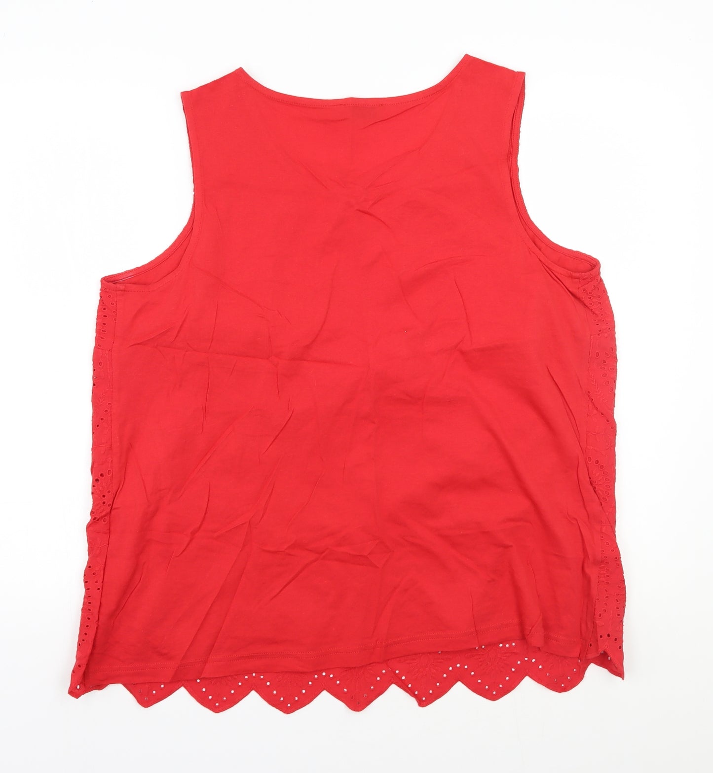 Papaya Womens Red   Basic T-Shirt Size 20