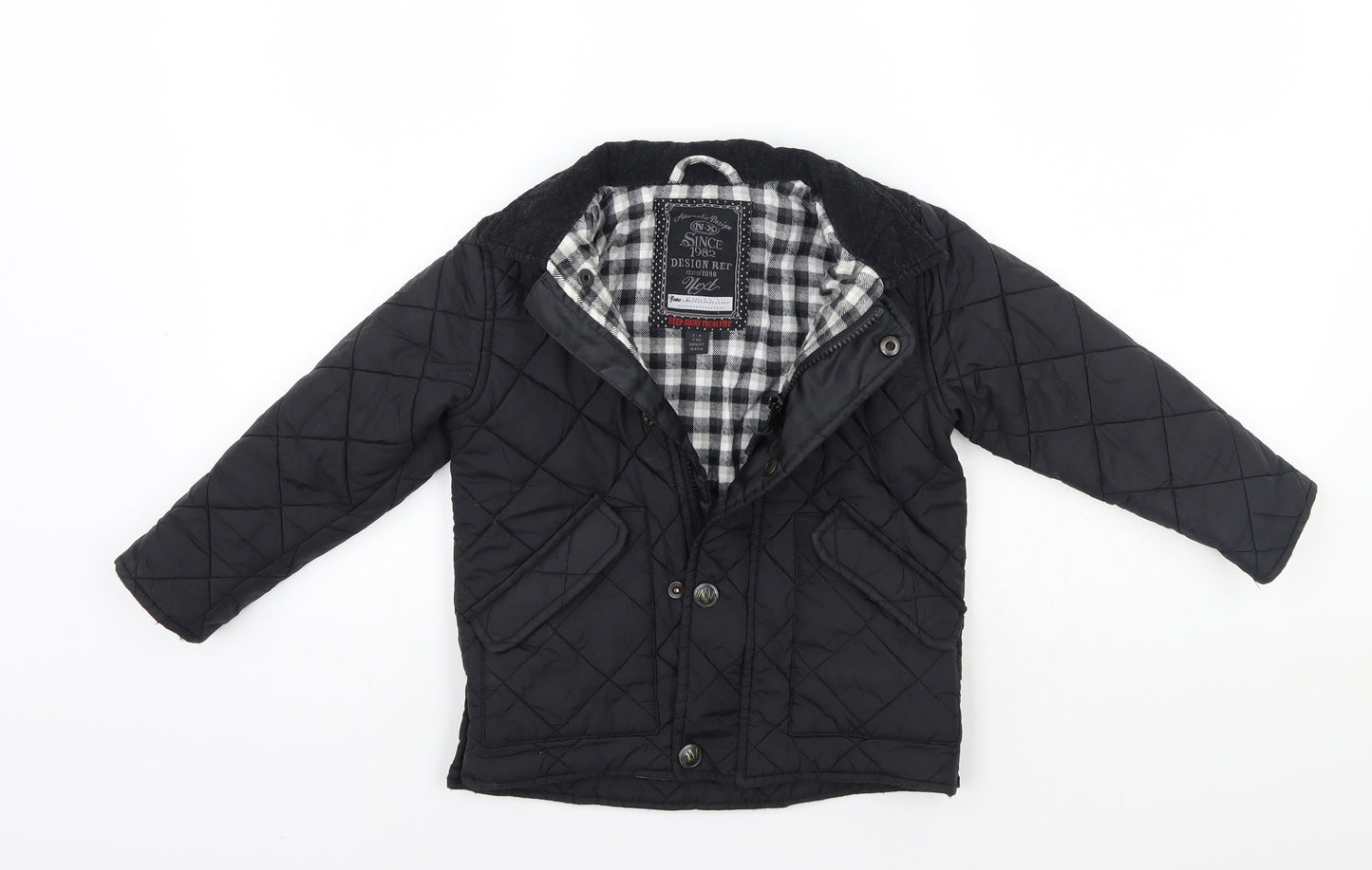 NEXT Boys Black   Jacket Coat Size 3-4 Years