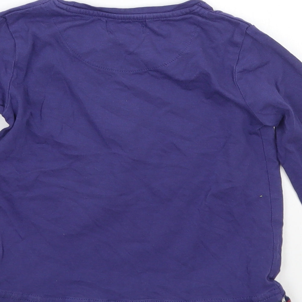 HG Girls Purple   Basic T-Shirt Size 5-6 Years