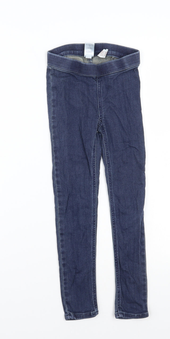 Gap Girls Blue  Canvas Skinny Jeans Size 6 Years