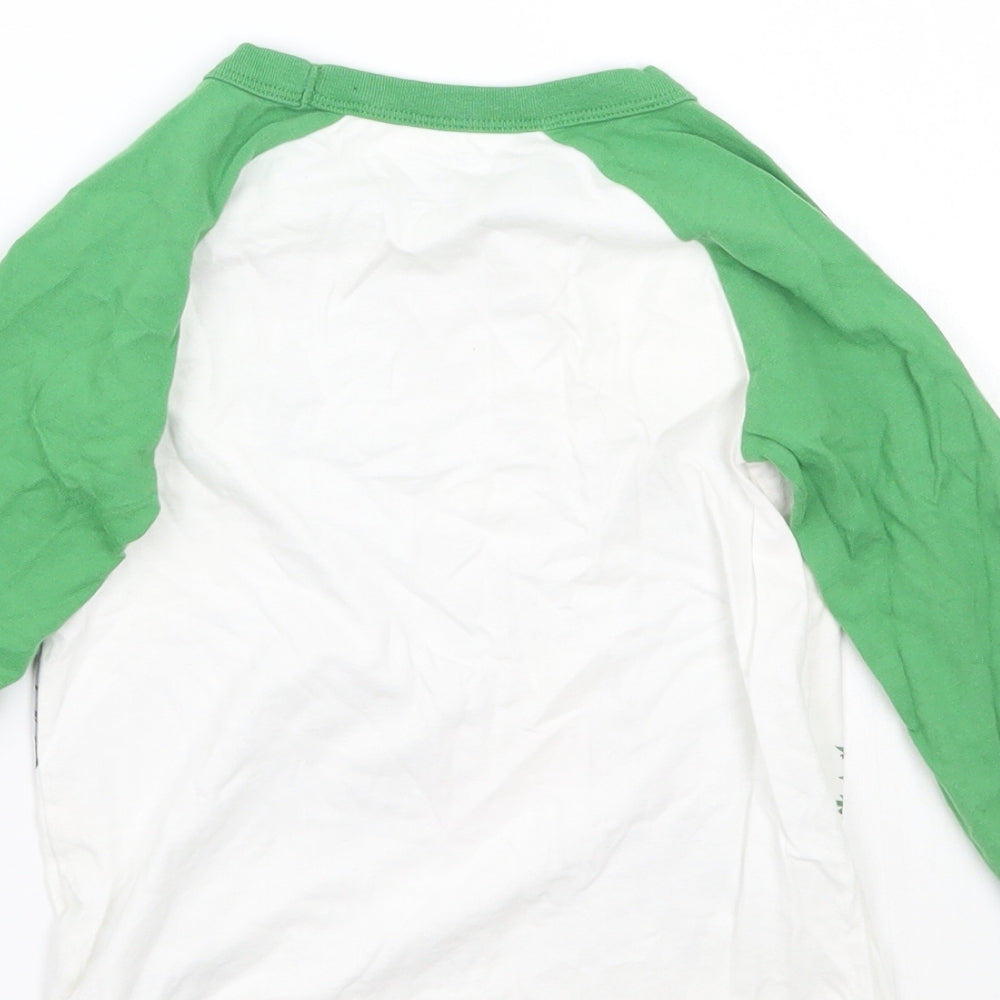 Carters Boys White   Basic T-Shirt Size 5 Years