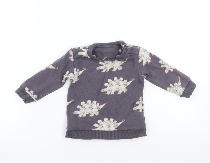 Marks and Spencer Baby Grey Pullover Jumper Size 3-6 Months
