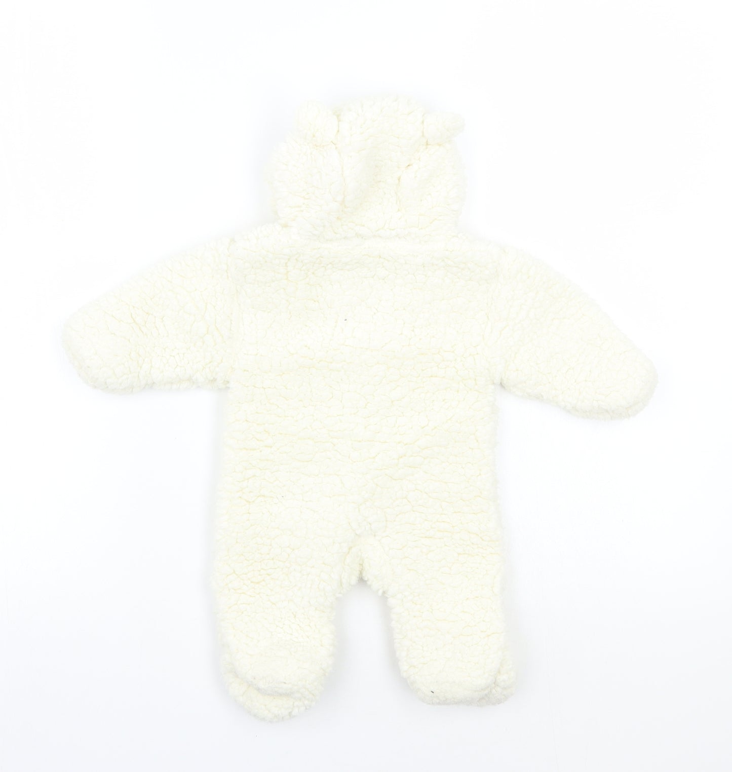 Marks and Spencer Baby White   Babygrow One-Piece Size Newborn