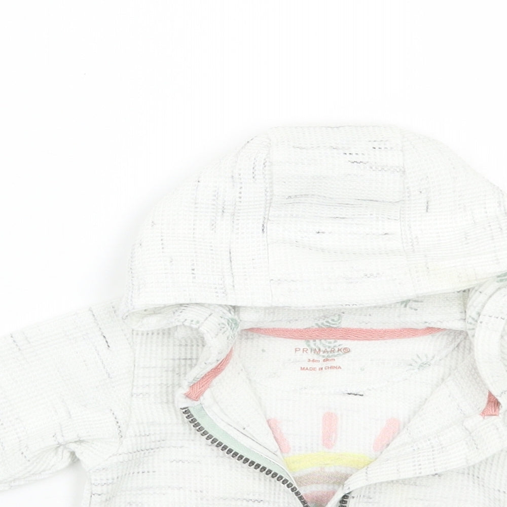 Primark Girls White   Jacket  Size 3-6 Months