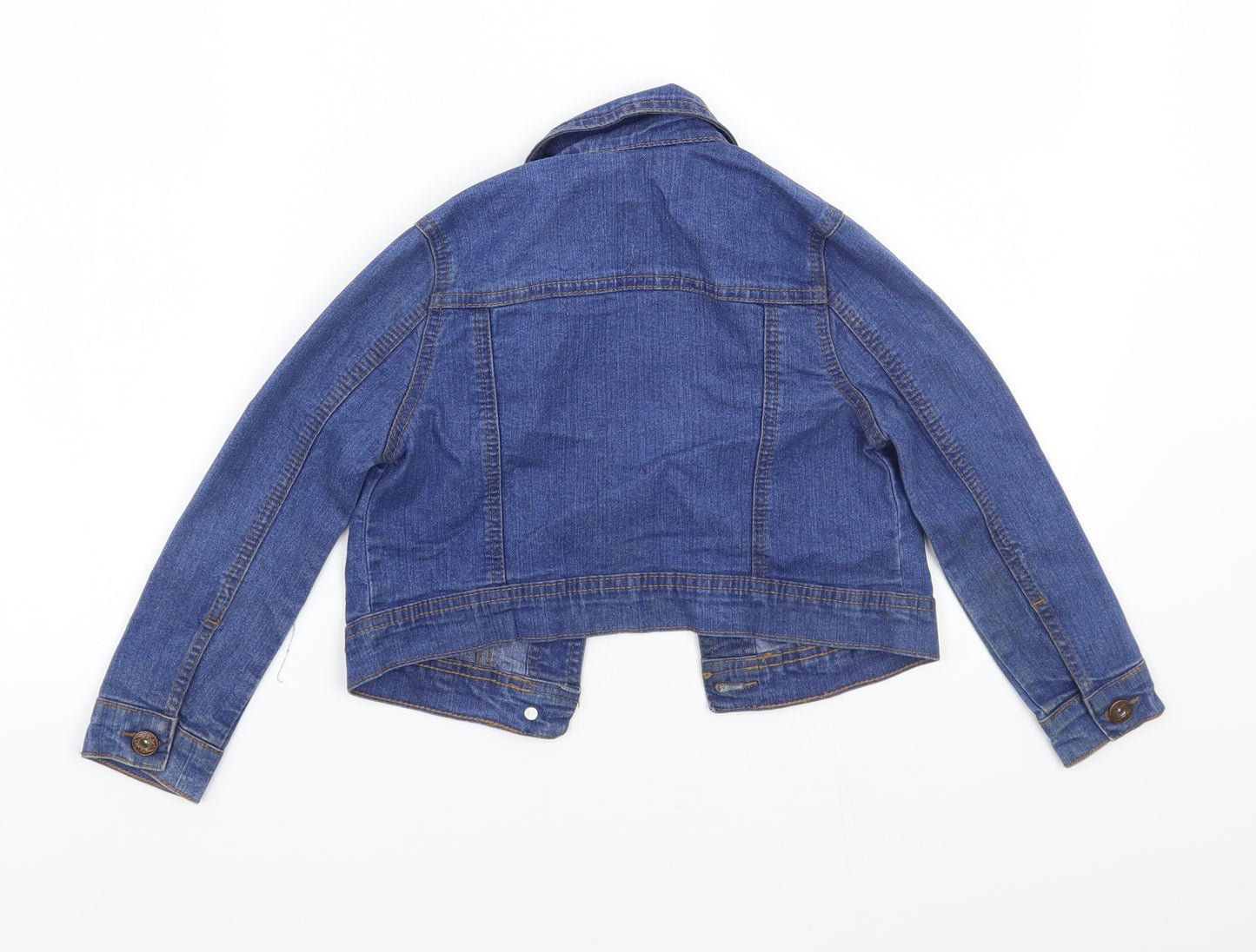 George Girls Blue   Jacket Coat Size 4-5 Years