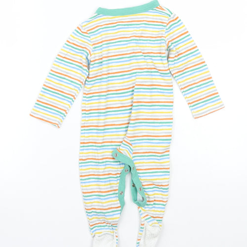 TU Baby White Striped  Babygrow One-Piece Size 9-12 Months