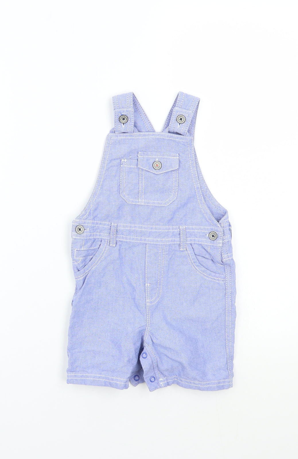 Marks and Spencer Baby Blue   Dungaree One-Piece Size 9-12 Months