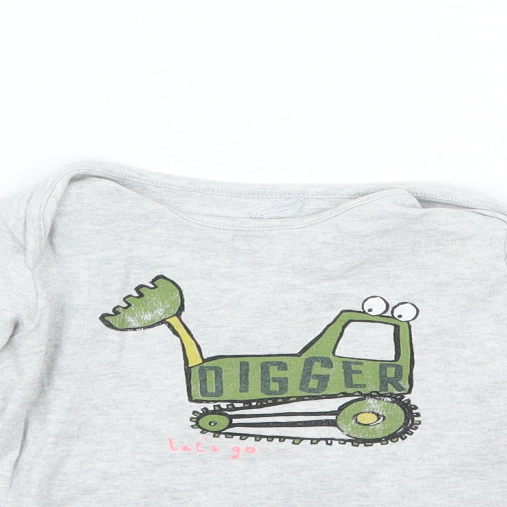 NEXT Baby Grey   Basic T-Shirt Size 9-12 Months