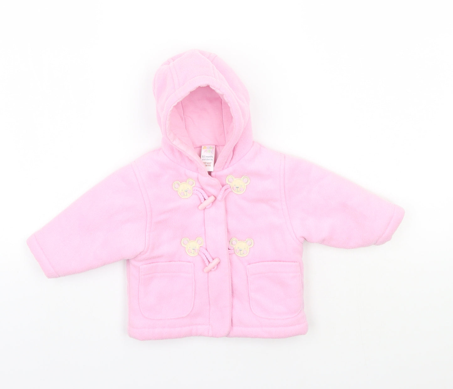 Mini mac Girls Pink   Jacket Coatigan Size 0-3 Months