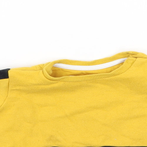 Fred & flo Baby Yellow   Pullover Jumper Size 3-6 Months