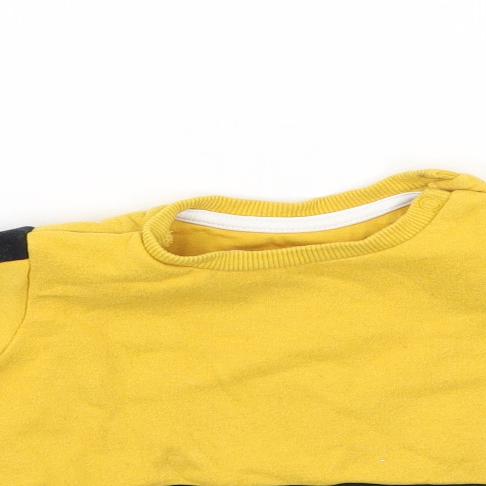 Fred & flo Baby Yellow   Pullover Jumper Size 3-6 Months