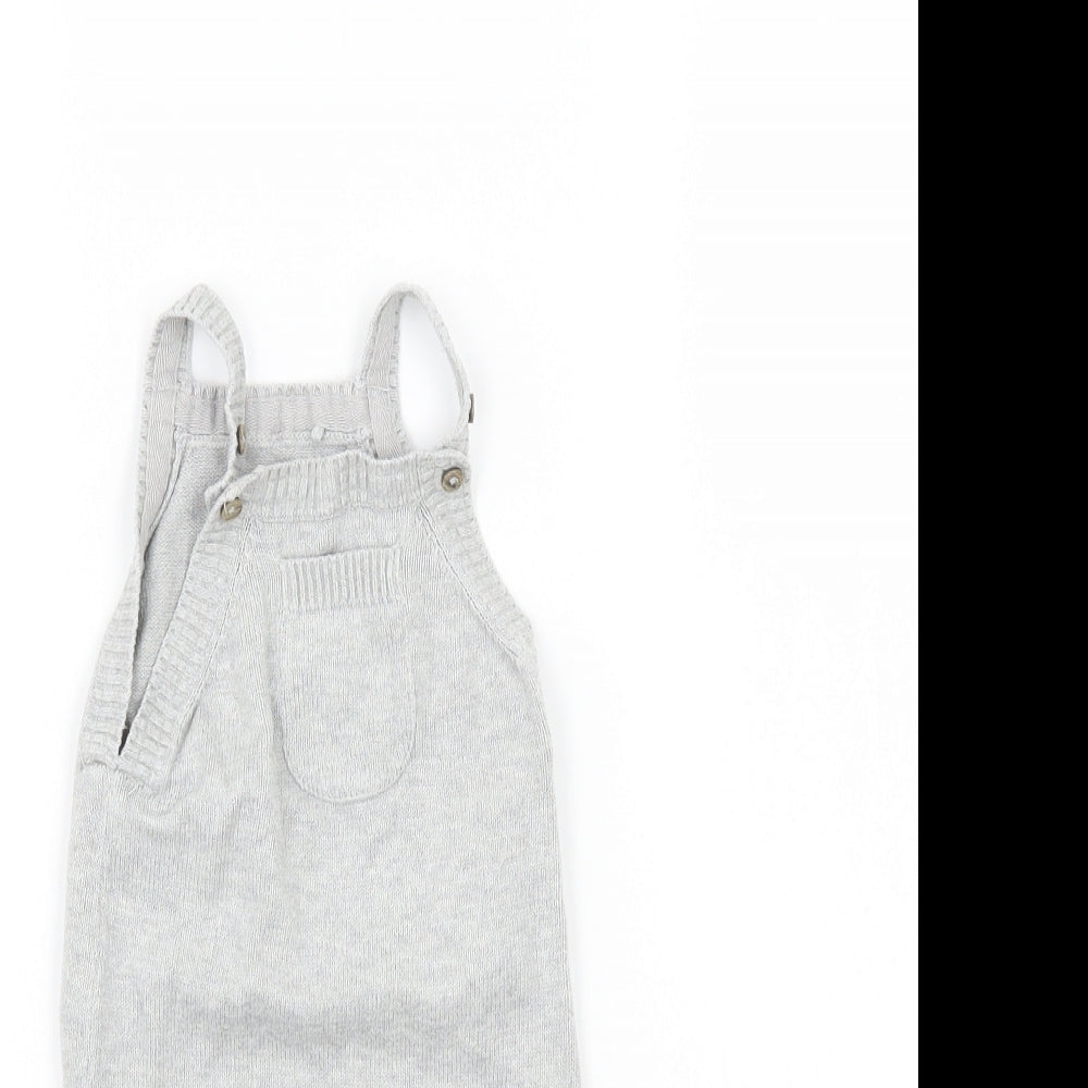 TU Baby Grey   Dungaree One-Piece Size 3-6 Months