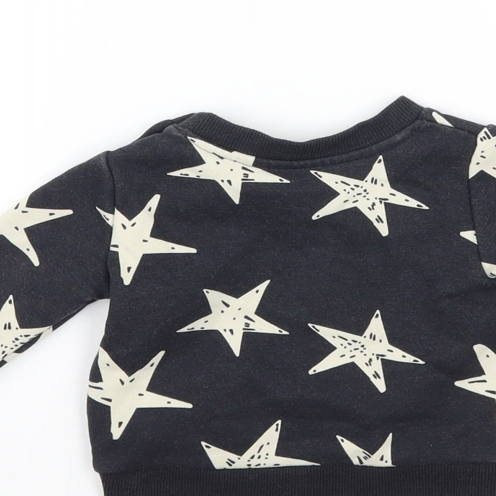 Primark Girls Black   Pullover Jumper Size 3-6 Months