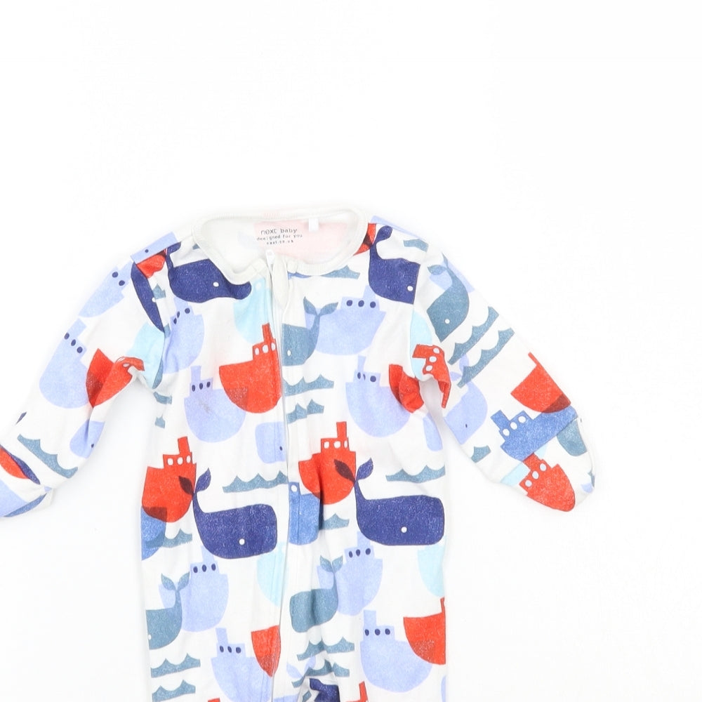 NEXT  White   Babygrow One-Piece Size Newborn