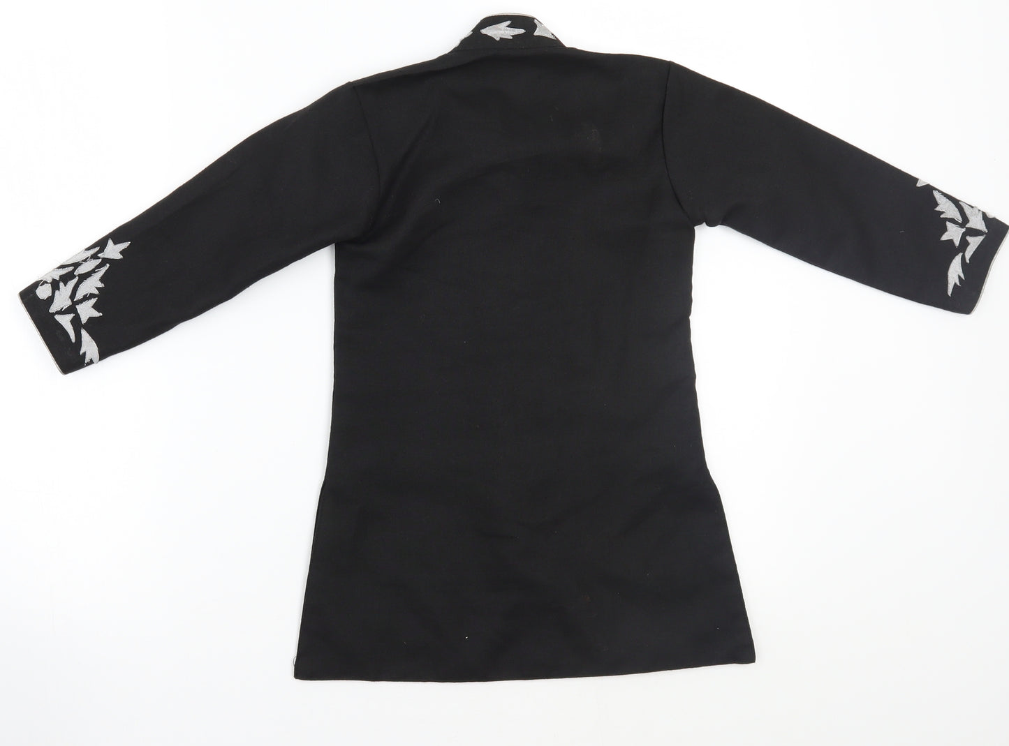 Preworn Boys Black  Rayon Basic Button-Up Size 4 Years