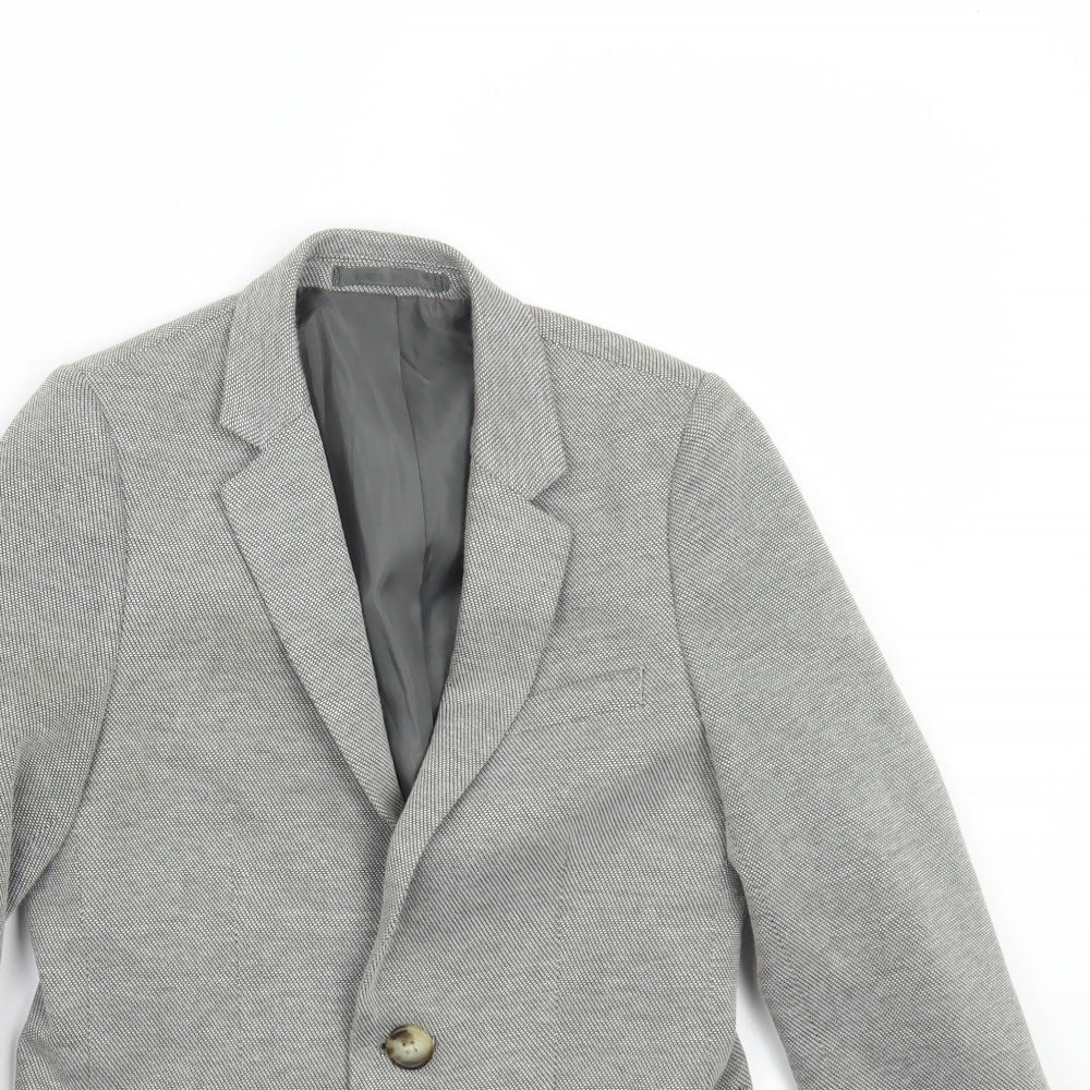 River Island Boys Grey   Jacket Coat Size 7 Years
