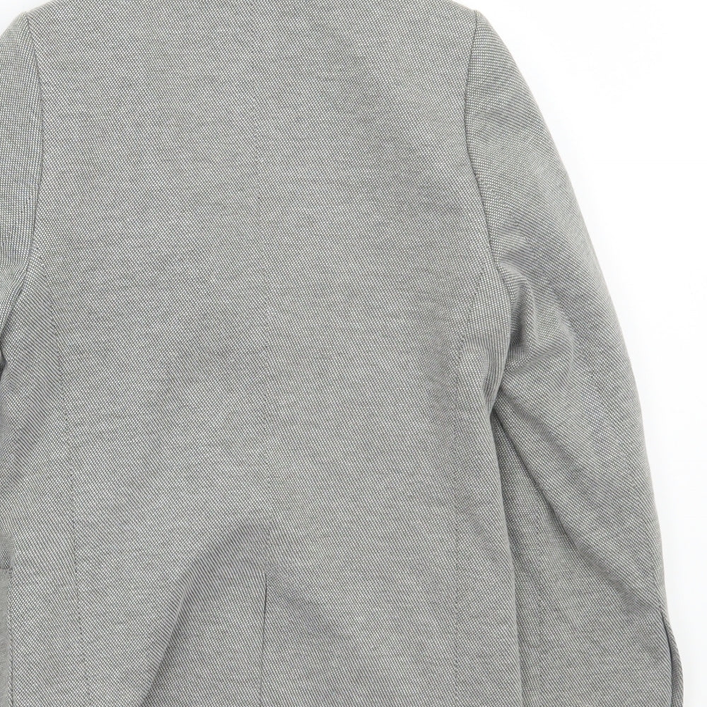 River Island Boys Grey   Jacket Coat Size 7 Years