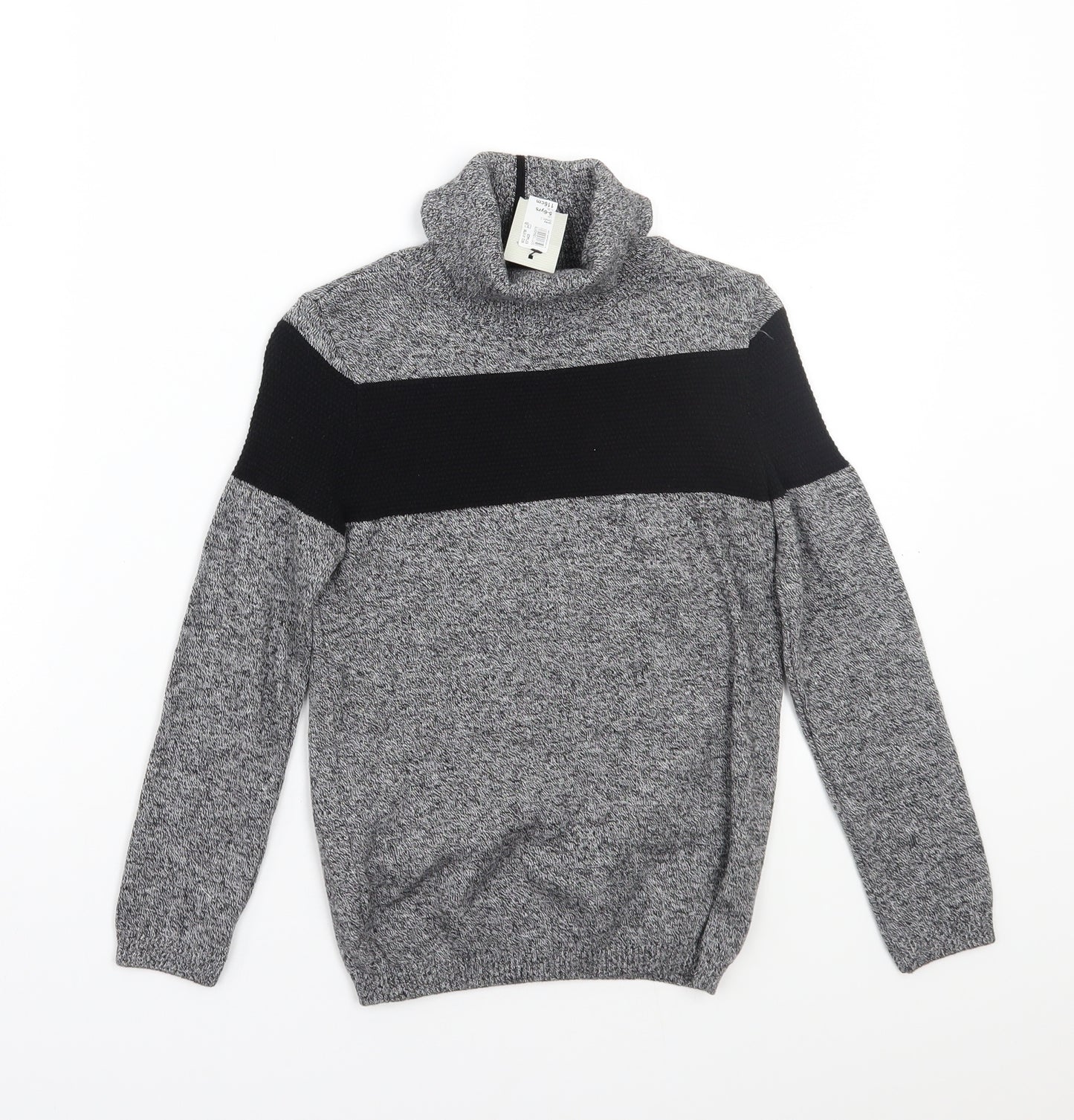 River Island Boys Grey   Pullover Jumper Size 7 Years