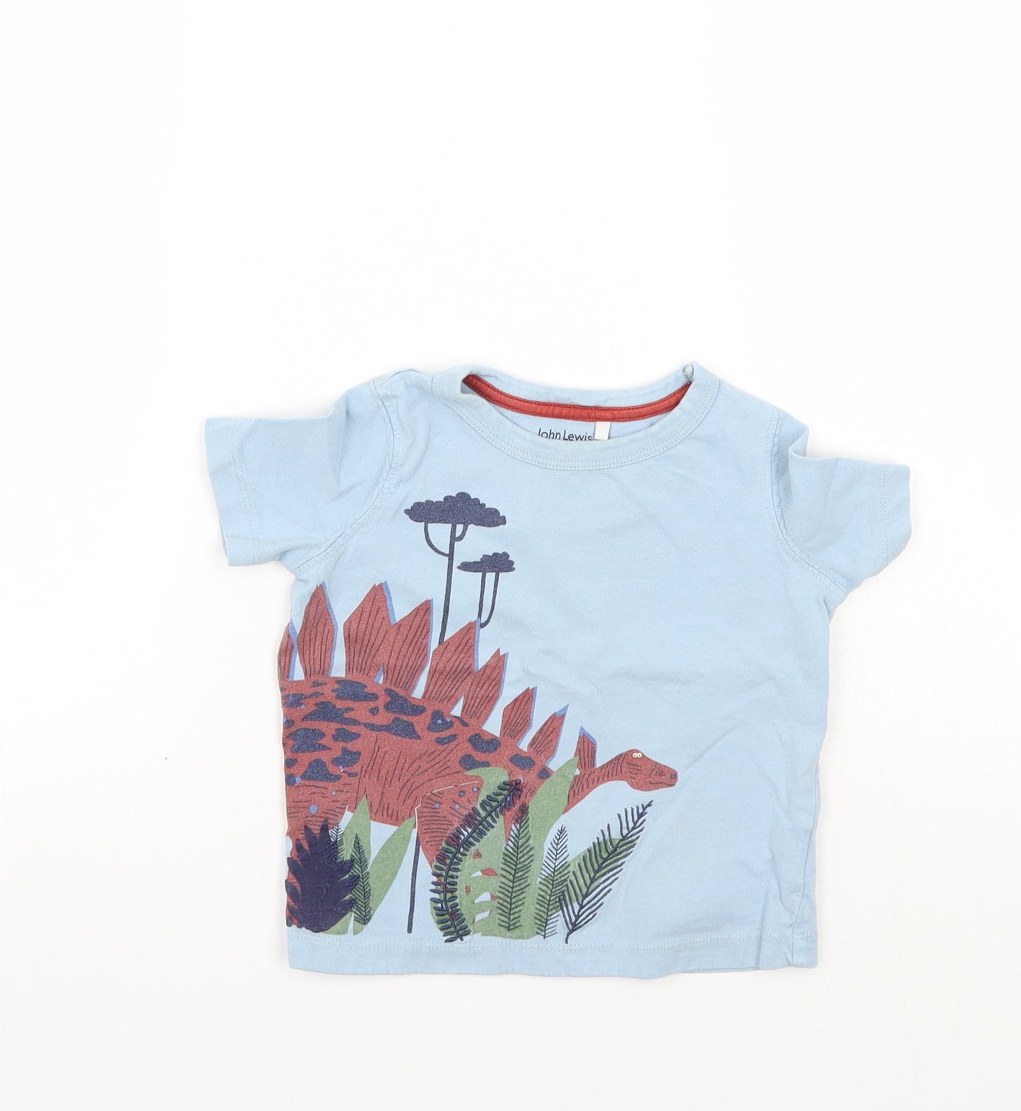 John Lewis Boys Blue   Basic T-Shirt Size 2 Years